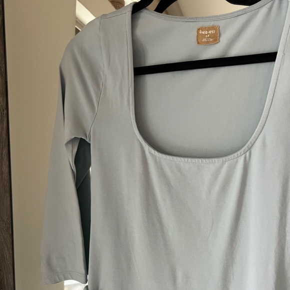 Free People Women's Blue Dress - Picture 3 of 6